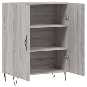 Ντουλάπι Γκρι Sonoma 69,5 x 34 x 90 εκ. από Επεξεργασμένο Ξύλο - Pakobazaar