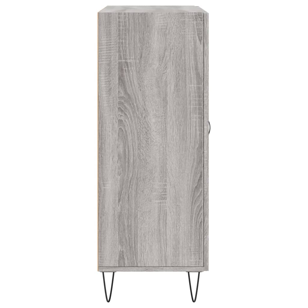 Ντουλάπι Γκρι Sonoma 69,5 x 34 x 90 εκ. από Επεξεργασμένο Ξύλο - Pakobazaar