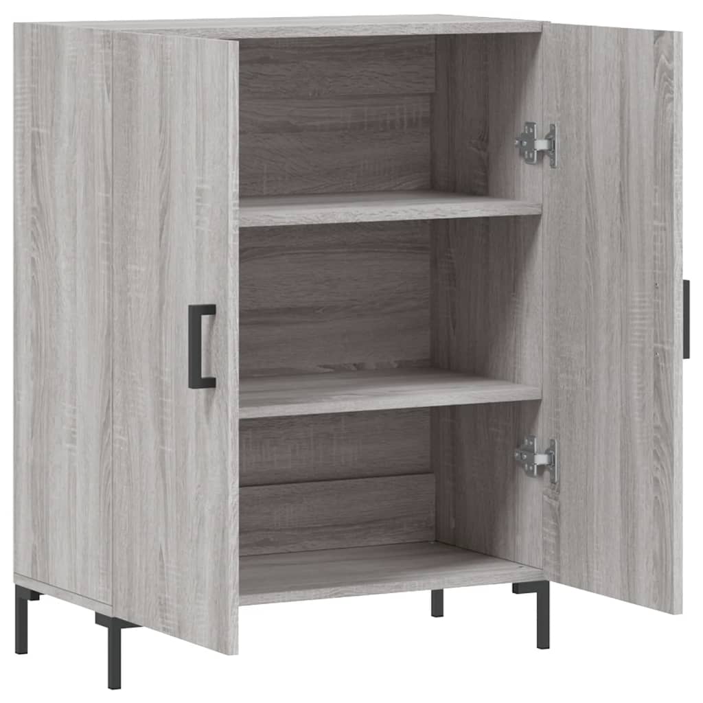 Ντουλάπι Γκρι Sonoma 69,5 x 34 x 90 εκ. από Επεξεργασμένο Ξύλο - Pakobazaar