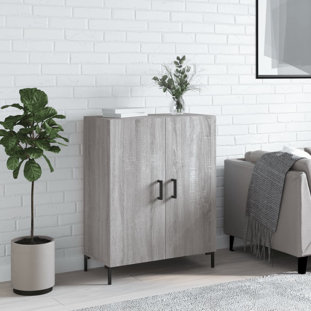 Ντουλάπι Γκρι Sonoma 69,5 x 34 x 90 εκ. από Επεξεργασμένο Ξύλο - Pakobazaar