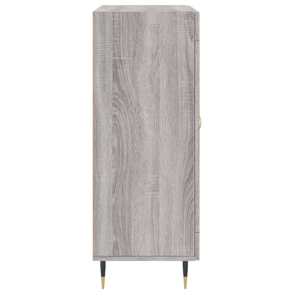 Ντουλάπι Γκρι Sonoma 69,5 x 34 x 90 εκ. από Επεξεργασμένο Ξύλο - Pakobazaar