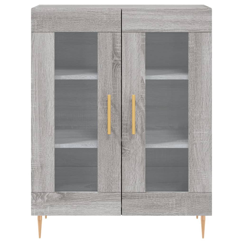 Ντουλάπι Γκρι Sonoma 69,5 x 34 x 90 εκ. από Επεξεργασμένο Ξύλο