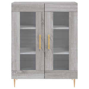 Ντουλάπι Γκρι Sonoma 69,5 x 34 x 90 εκ. από Επεξεργασμένο Ξύλο