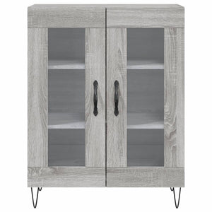 Ντουλάπι Γκρι Sonoma 69,5 x 34 x 90 εκ. από Επεξεργασμένο Ξύλο