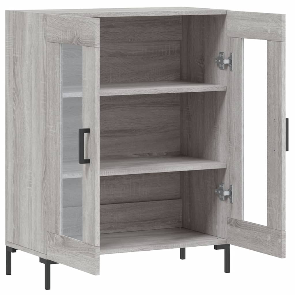Ντουλάπι Γκρι Sonoma 69,5 x 34 x 90 εκ. από Επεξεργασμένο Ξύλο