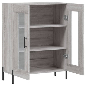 Ντουλάπι Γκρι Sonoma 69,5 x 34 x 90 εκ. από Επεξεργασμένο Ξύλο - Pakobazaar