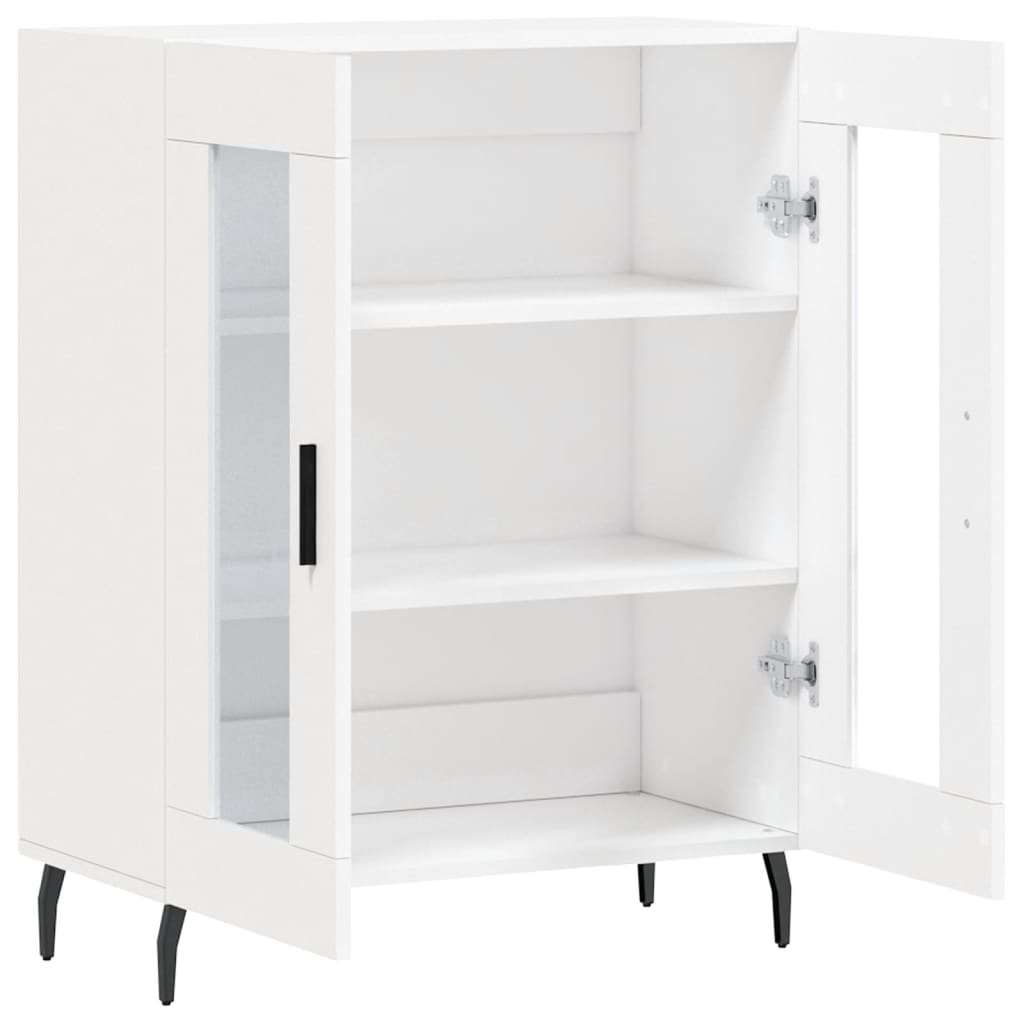 Ντουλάπι Λευκό 69,5 x 34 x 90 εκ. από Επεξεργασμένο Ξύλο - Pakobazaar