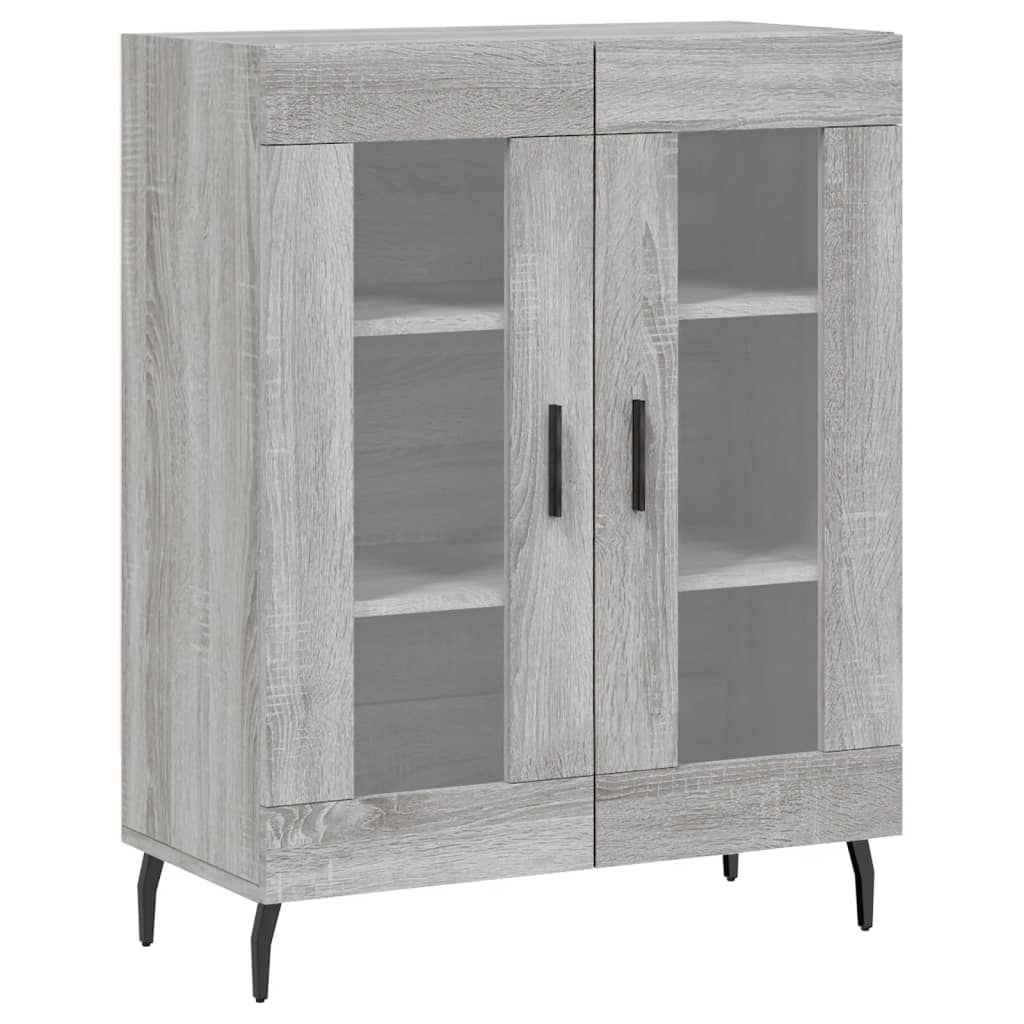 Ντουλάπι Γκρι Sonoma 69,5 x 34 x 90 εκ. από Επεξεργασμένο Ξύλο