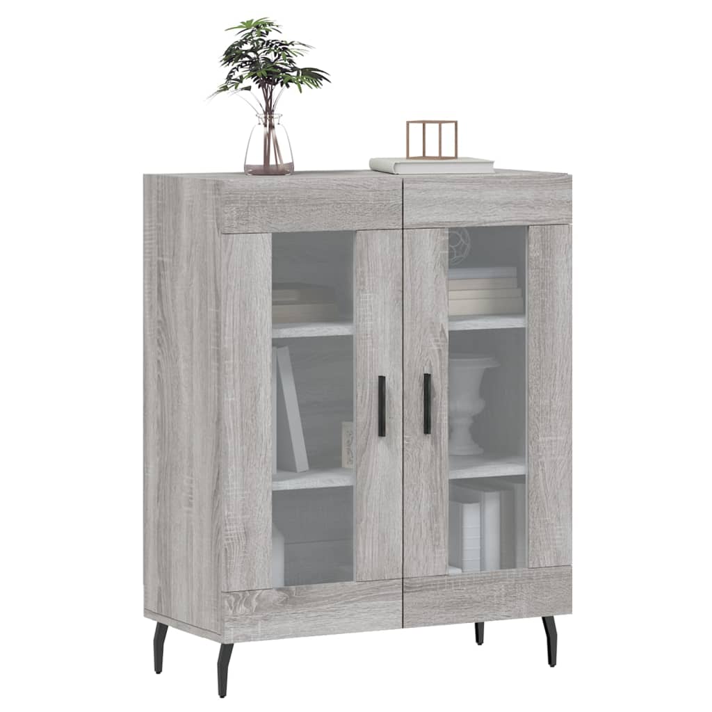 Ντουλάπι Γκρι Sonoma 69,5 x 34 x 90 εκ. από Επεξεργασμένο Ξύλο