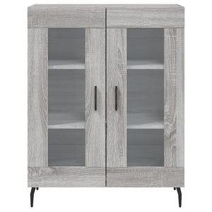 Ντουλάπι Γκρι Sonoma 69,5 x 34 x 90 εκ. από Επεξεργασμένο Ξύλο