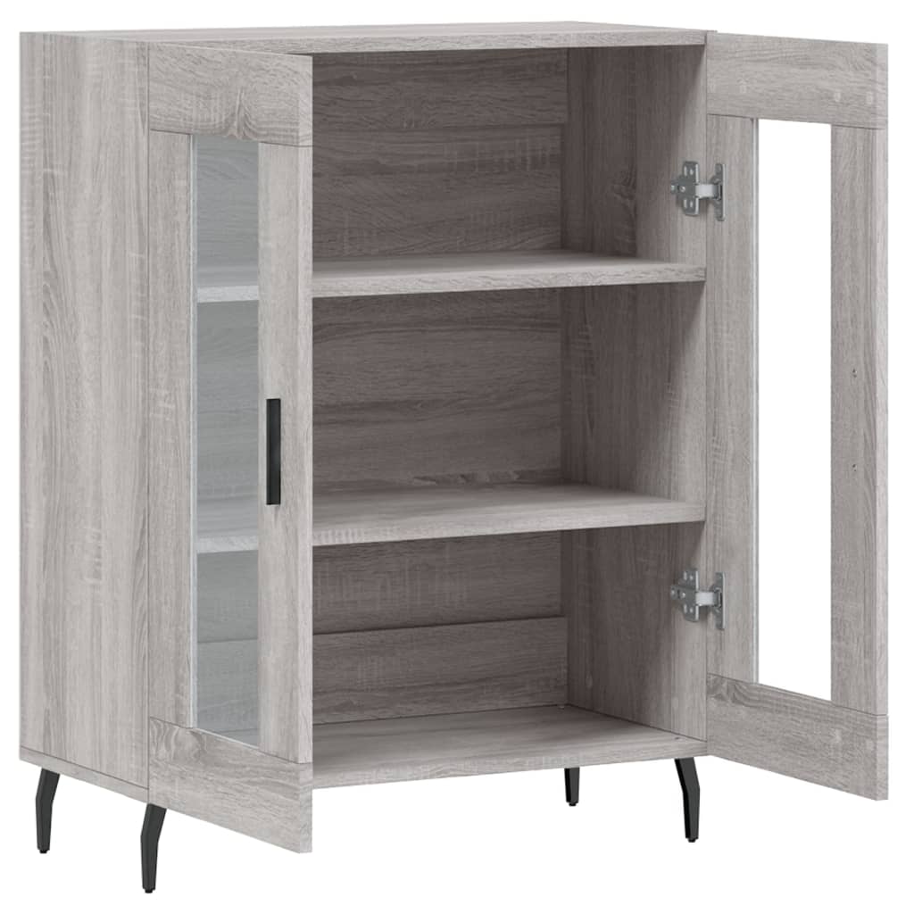 Ντουλάπι Γκρι Sonoma 69,5 x 34 x 90 εκ. από Επεξεργασμένο Ξύλο