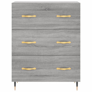 Ντουλάπι Γκρι Sonoma 69,5 x 34 x 90 εκ. από Επεξεργασμένο Ξύλο