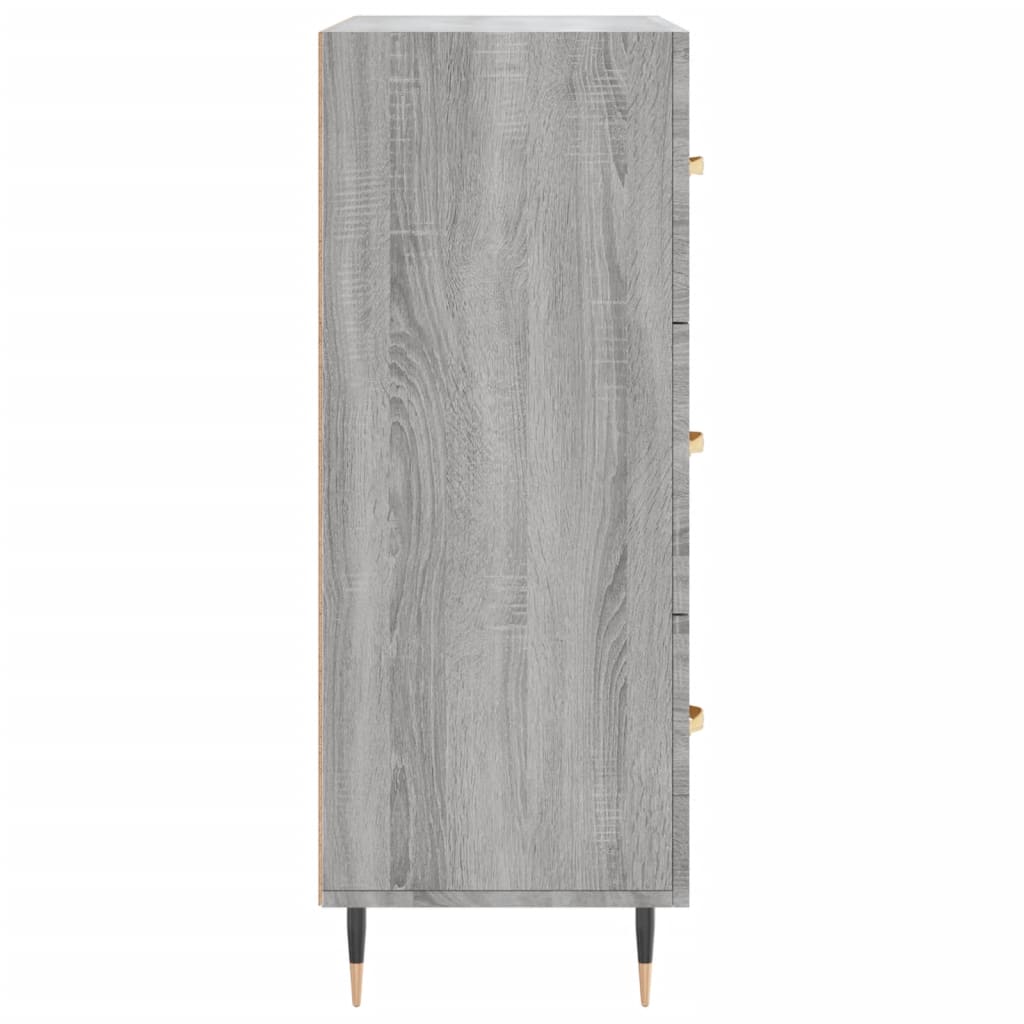 Ντουλάπι Γκρι Sonoma 69,5 x 34 x 90 εκ. από Επεξεργασμένο Ξύλο
