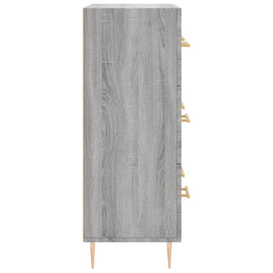 Ντουλάπι Γκρι Sonoma 69,5 x 34 x 90 εκ. από Επεξεργασμένο Ξύλο