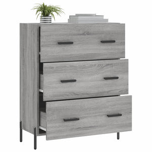 Ντουλάπι Γκρι Sonoma 69,5 x 34 x 90 εκ. από Επεξεργασμένο Ξύλο
