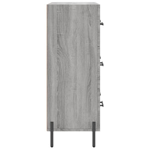 Ντουλάπι Γκρι Sonoma 69,5 x 34 x 90 εκ. από Επεξεργασμένο Ξύλο