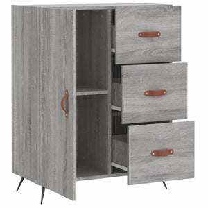 Ντουλάπι Γκρι Sonoma 69,5 x 34 x 90 εκ. από Επεξεργασμένο Ξύλο - Pakobazaar
