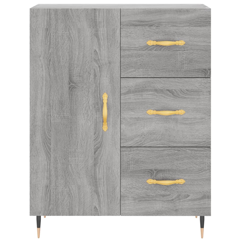 Ντουλάπι Γκρι Sonoma 69,5 x 34 x 90 εκ. από Επεξεργασμένο Ξύλο