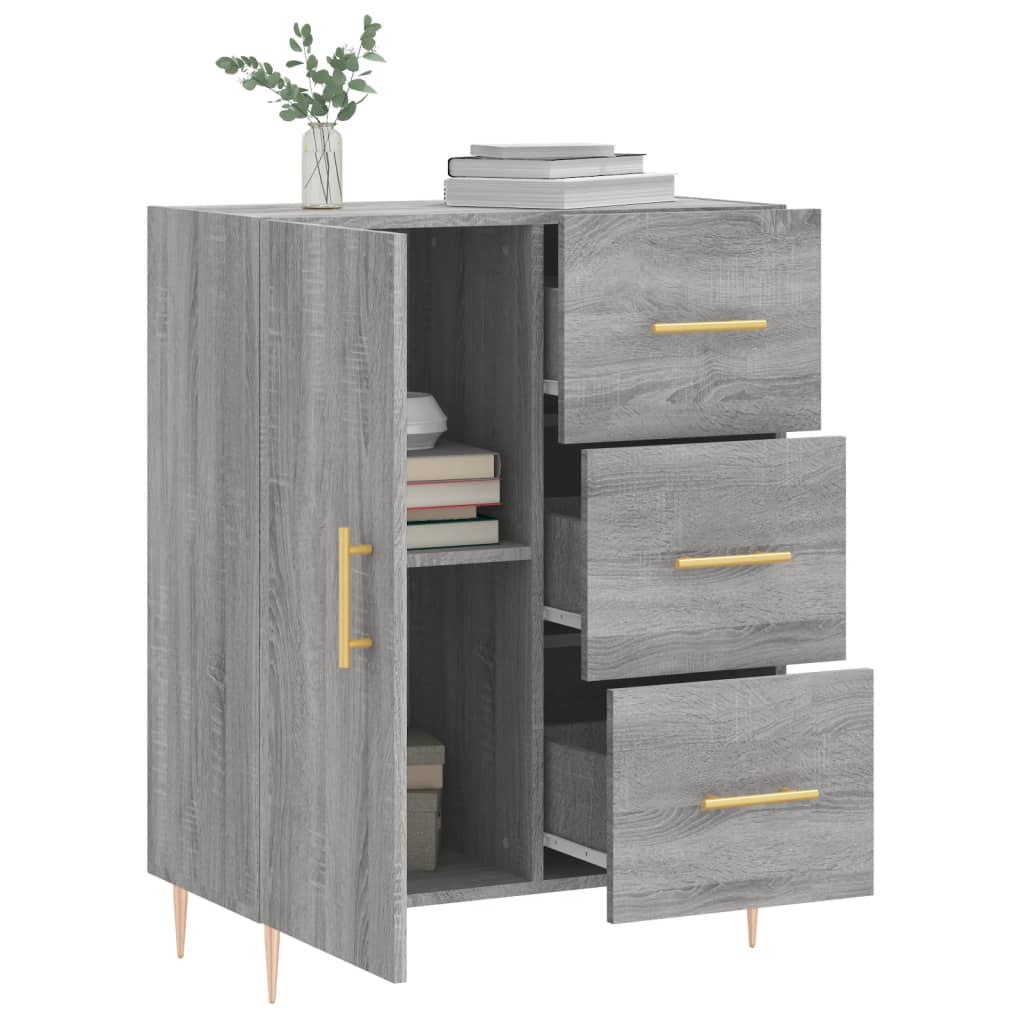 Ντουλάπι Γκρι Sonoma 69,5 x 34 x 90 εκ. από Επεξεργασμένο Ξύλο