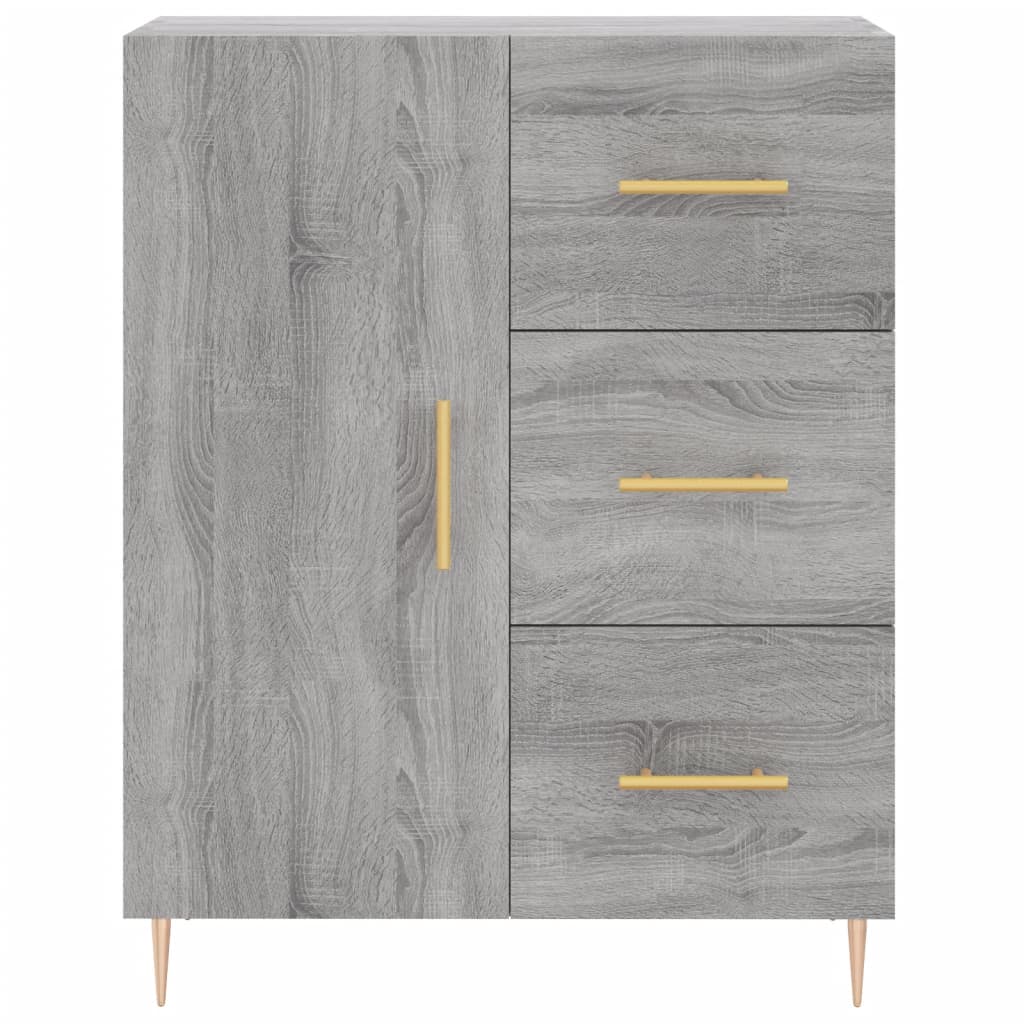 Ντουλάπι Γκρι Sonoma 69,5 x 34 x 90 εκ. από Επεξεργασμένο Ξύλο