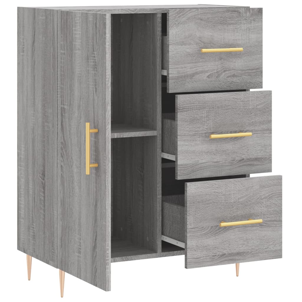 Ντουλάπι Γκρι Sonoma 69,5 x 34 x 90 εκ. από Επεξεργασμένο Ξύλο