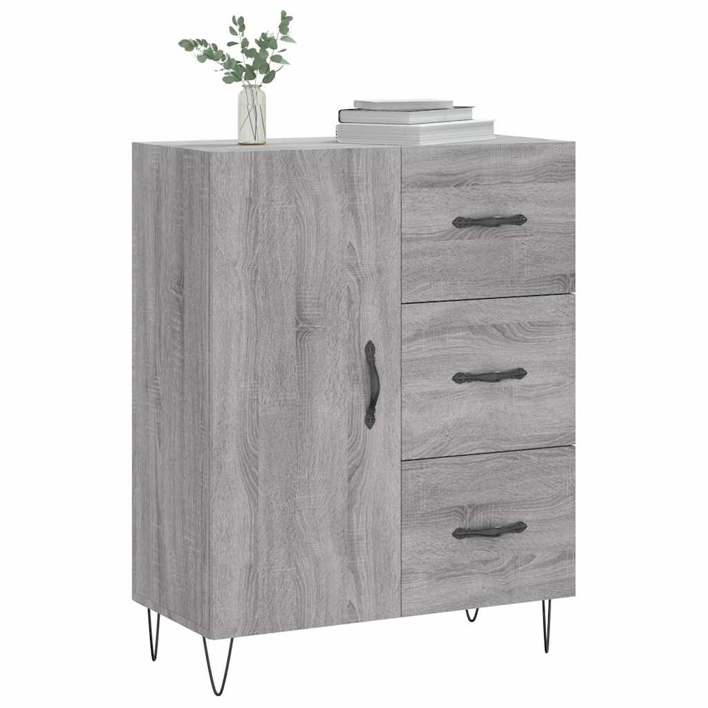Ντουλάπι Γκρι Sonoma 69,5 x 34 x 90 εκ. από Επεξεργασμένο Ξύλο