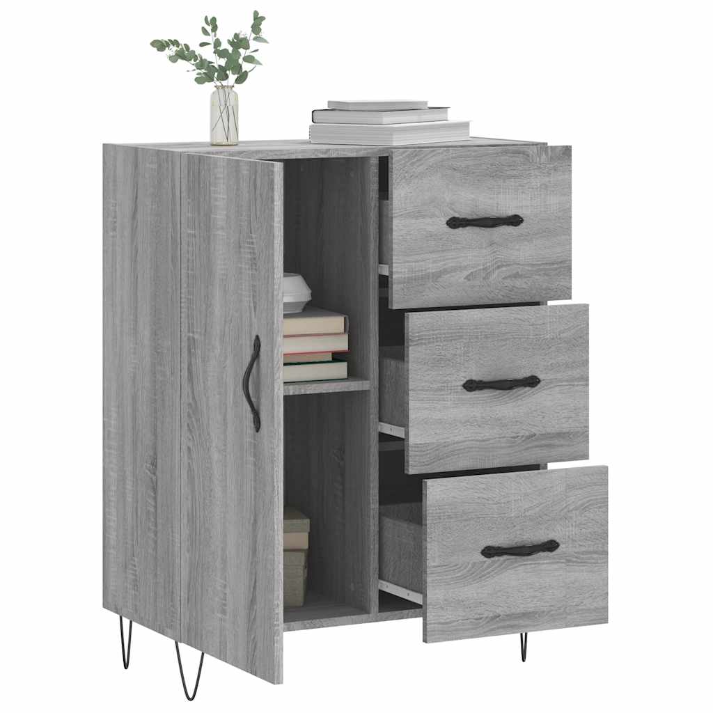 Ντουλάπι Γκρι Sonoma 69,5 x 34 x 90 εκ. από Επεξεργασμένο Ξύλο