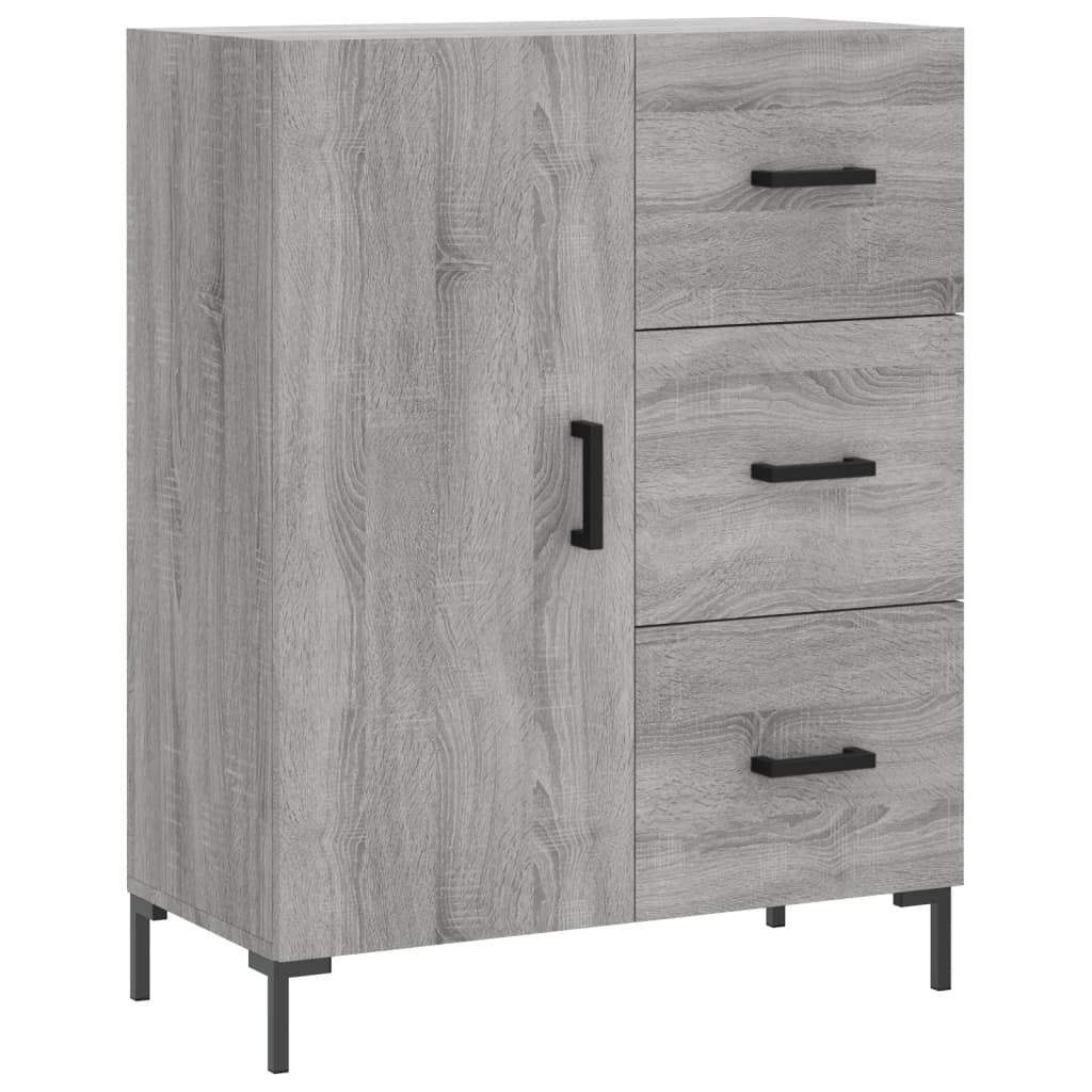 Ντουλάπι Γκρι Sonoma 69,5 x 34 x 90 εκ. από Επεξεργασμένο Ξύλο - Pakobazaar