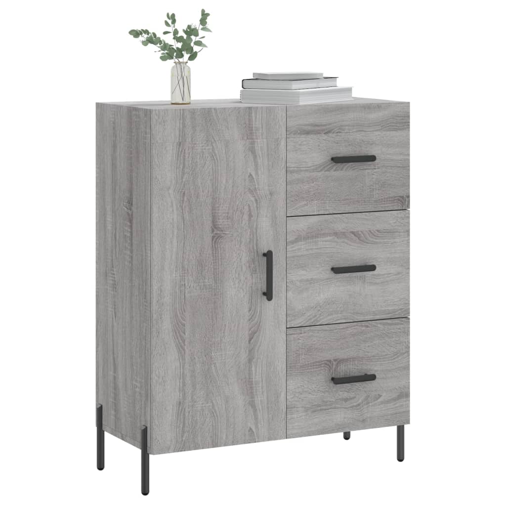 Ντουλάπι Γκρι Sonoma 69,5 x 34 x 90 εκ. από Επεξεργασμένο Ξύλο