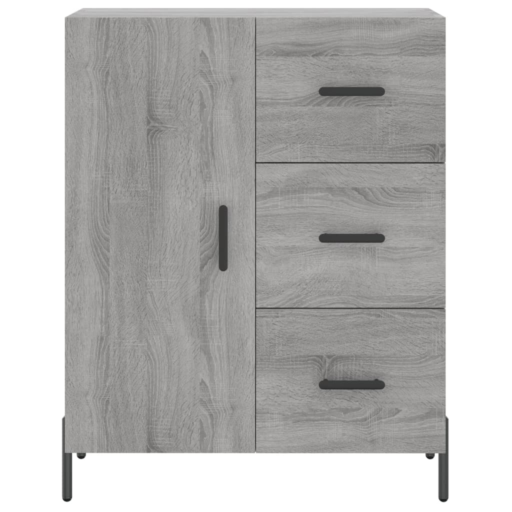 Ντουλάπι Γκρι Sonoma 69,5 x 34 x 90 εκ. από Επεξεργασμένο Ξύλο