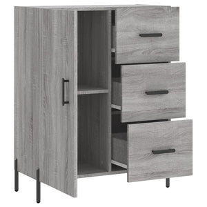 Ντουλάπι Γκρι Sonoma 69,5 x 34 x 90 εκ. από Επεξεργασμένο Ξύλο