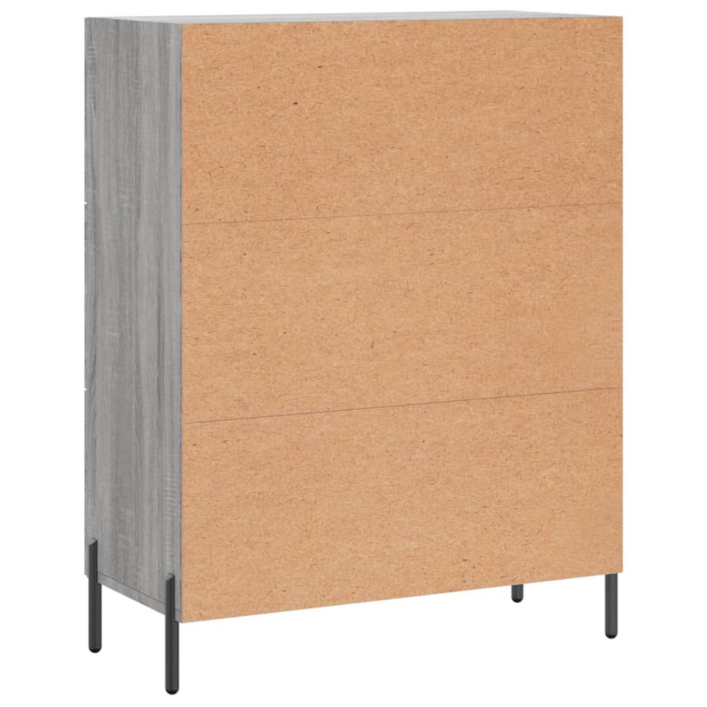Ντουλάπι Γκρι Sonoma 69,5 x 34 x 90 εκ. από Επεξεργασμένο Ξύλο