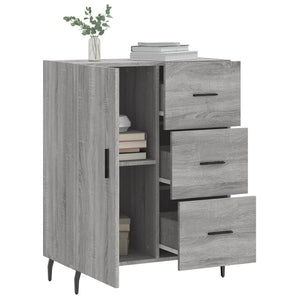 Ντουλάπι Γκρι Sonoma 69,5 x 34 x 90 εκ. από Επεξεργασμένο Ξύλο