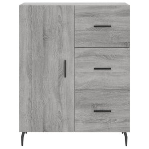 Ντουλάπι Γκρι Sonoma 69,5 x 34 x 90 εκ. από Επεξεργασμένο Ξύλο