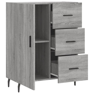 Ντουλάπι Γκρι Sonoma 69,5 x 34 x 90 εκ. από Επεξεργασμένο Ξύλο