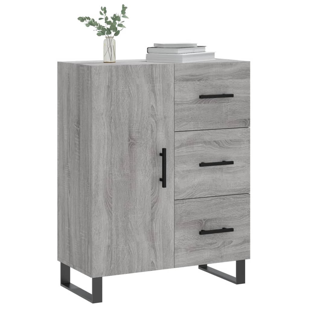 Ντουλάπι Γκρι Sonoma 69,5 x 34 x 90 εκ. από Επεξεργασμένο Ξύλο