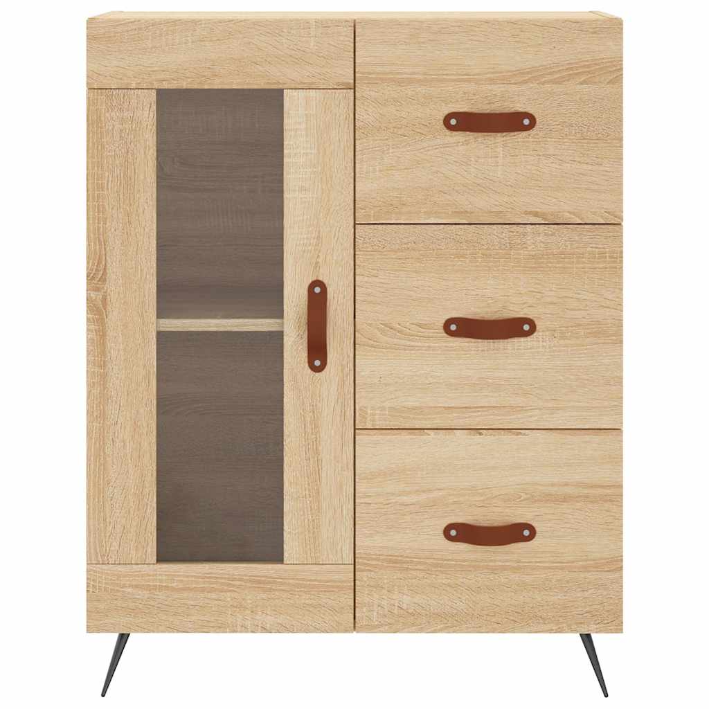 Ντουλάπι Sonoma Δρυς 69,5 x 34 x 90 εκ. από Επεξεργασμένο Ξύλο