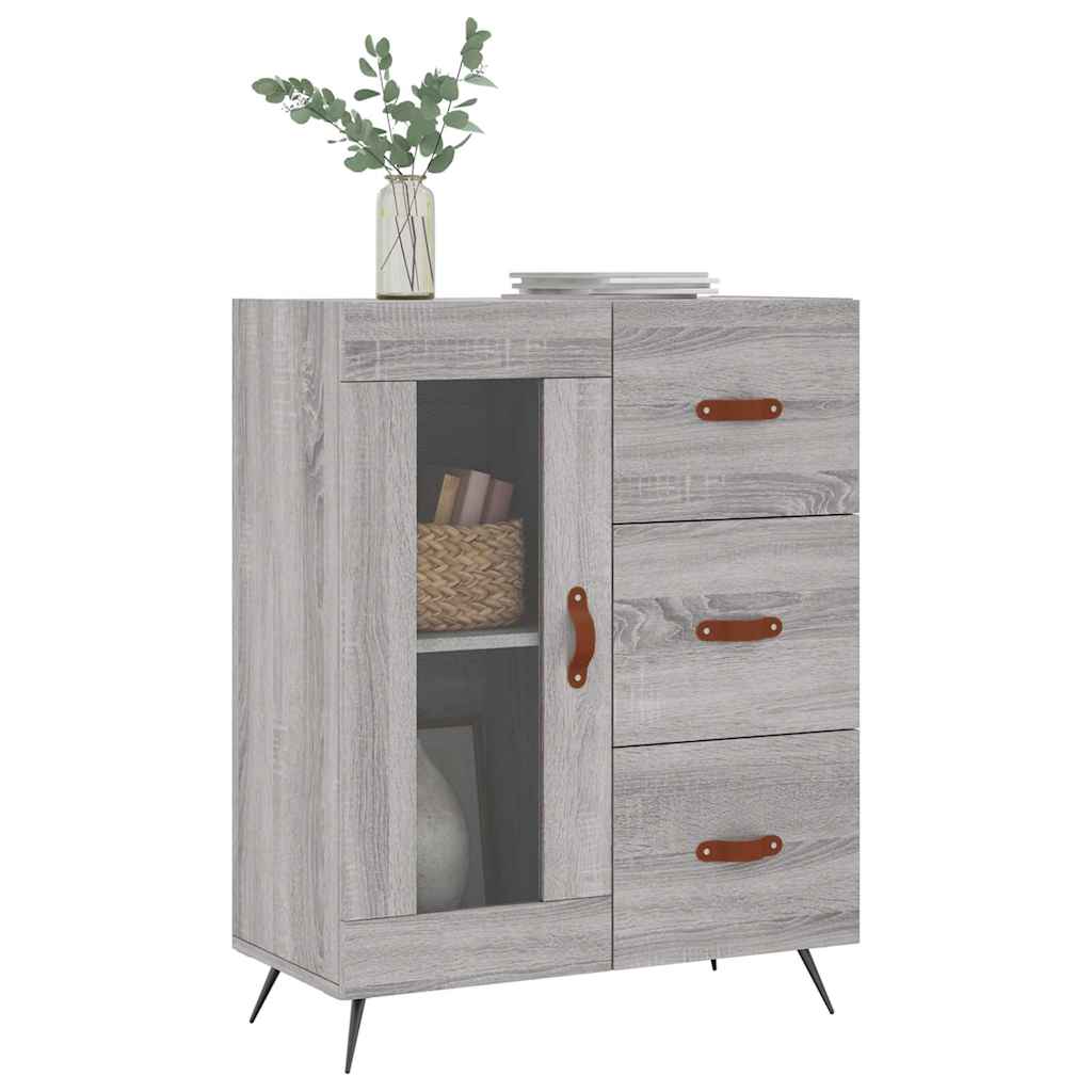 Ντουλάπι Γκρι Sonoma 69,5 x 34 x 90 εκ. από Επεξεργασμένο Ξύλο