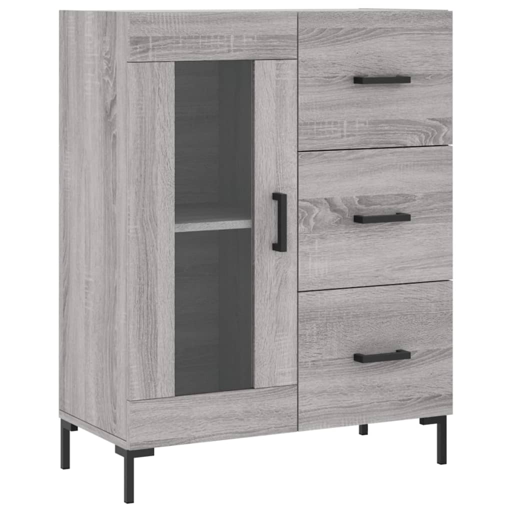 Ντουλάπι Γκρι Sonoma 69,5 x 34 x 90 εκ. από Επεξεργασμένο Ξύλο