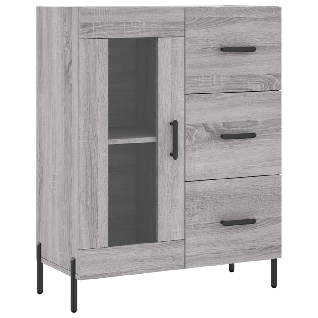 Ντουλάπι Γκρι Sonoma 69,5 x 34 x 90 εκ. από Επεξεργασμένο Ξύλο