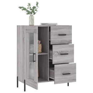 Ντουλάπι Γκρι Sonoma 69,5 x 34 x 90 εκ. από Επεξεργασμένο Ξύλο