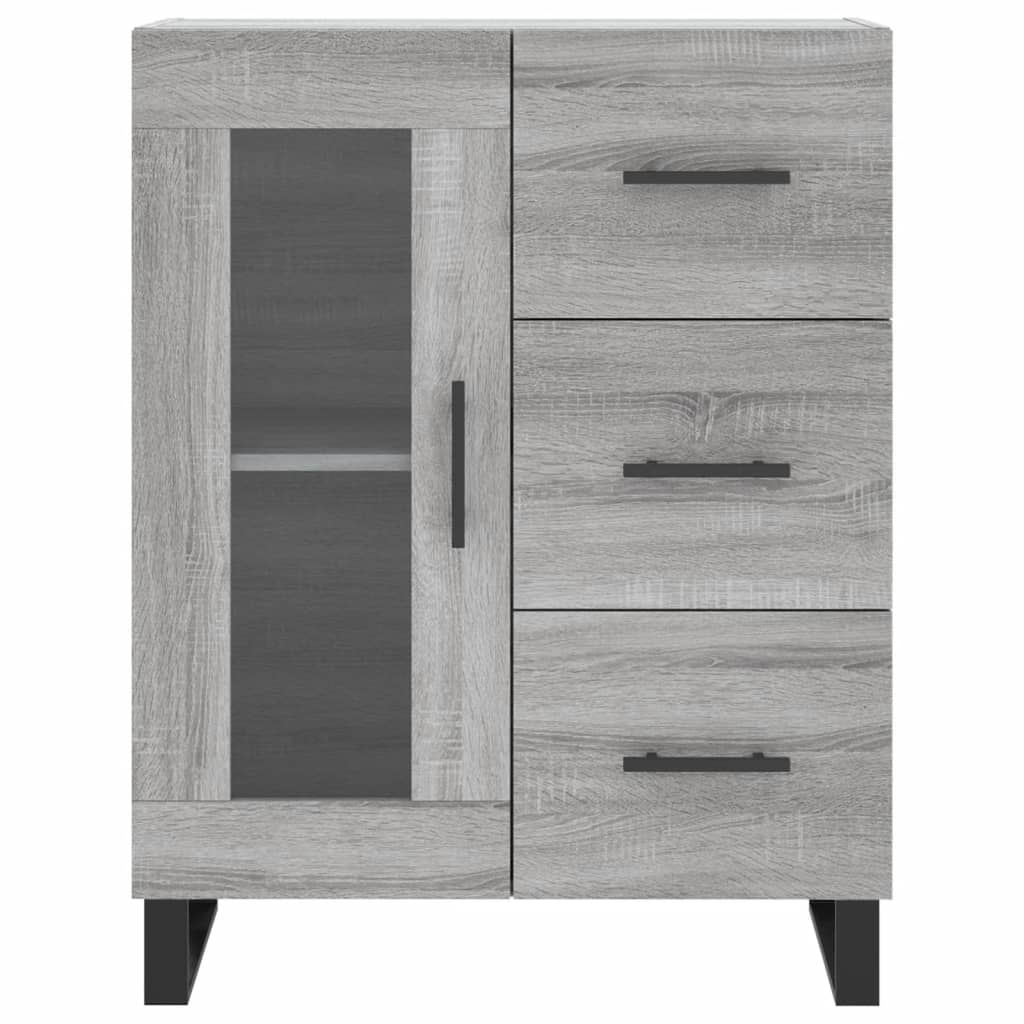 Ντουλάπι Γκρι Sonoma 69,5 x 34 x 90 εκ. από Επεξεργασμένο Ξύλο