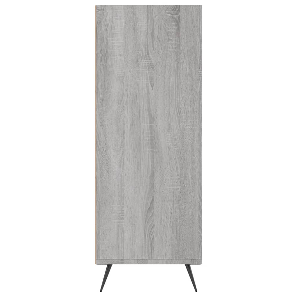 Βιβλιοθήκη Γκρι sonoma 69,5 x 32,5 x 90 εκ. από Επεξεργ. Ξύλο