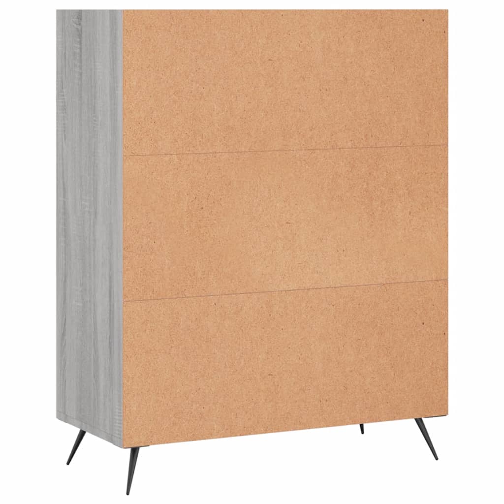 Βιβλιοθήκη Γκρι sonoma 69,5 x 32,5 x 90 εκ. από Επεξεργ. Ξύλο