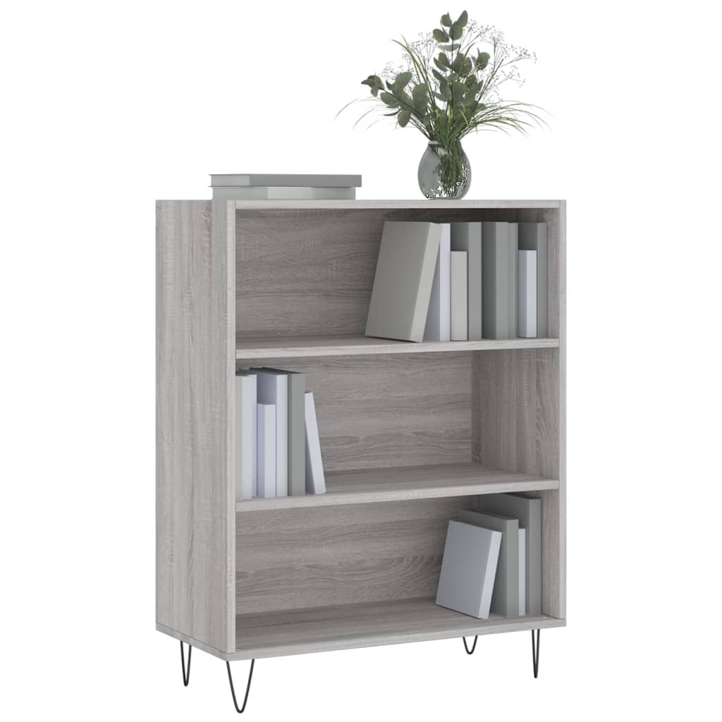 Βιβλιοθήκη Γκρι Sonoma 69,5 x 32,5 x 90 εκ. από Επεξεργ. Ξύλο - Pakobazaar