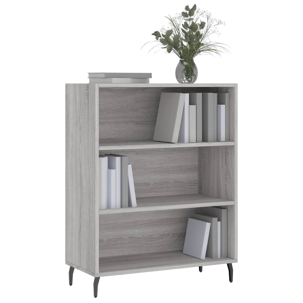 Ραφιέρα Γκρι Sonoma 69,5 x 32,5 x 90 εκ. από Επεξεργασμένο Ξύλο