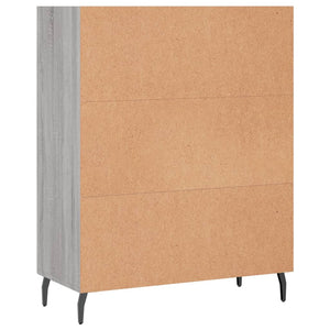 Ραφιέρα Γκρι Sonoma 69,5 x 32,5 x 90 εκ. από Επεξεργασμένο Ξύλο