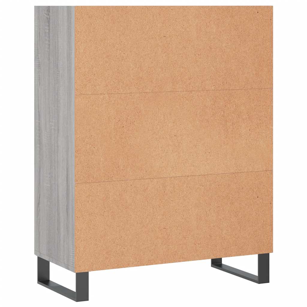 Ραφιέρα Γκρι Sonoma 69,5 x 32,5 x 90 εκ. από Επεξεργασμένο Ξύλο - Pakobazaar