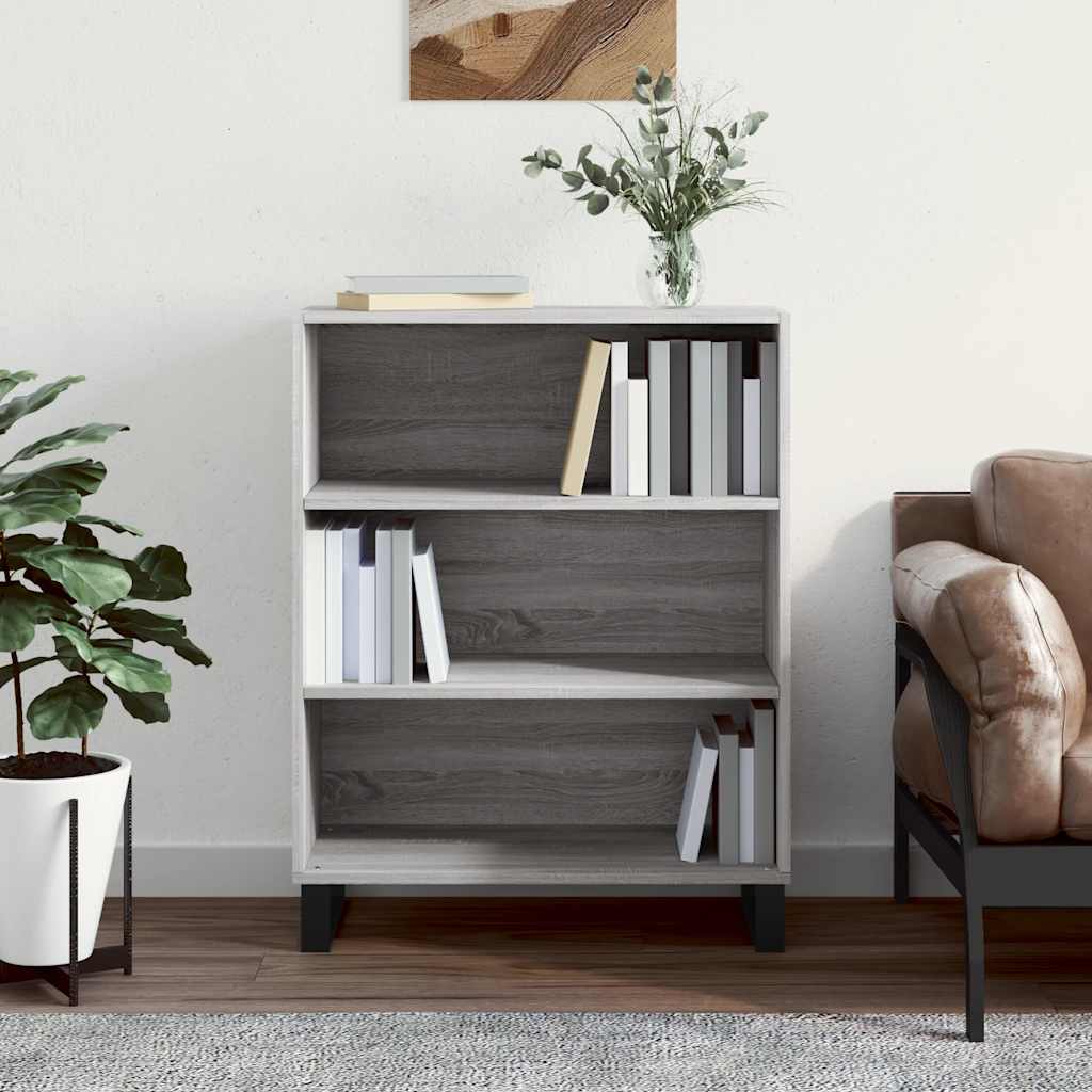 Ραφιέρα Γκρι Sonoma 69,5 x 32,5 x 90 εκ. από Επεξεργασμένο Ξύλο - Pakobazaar
