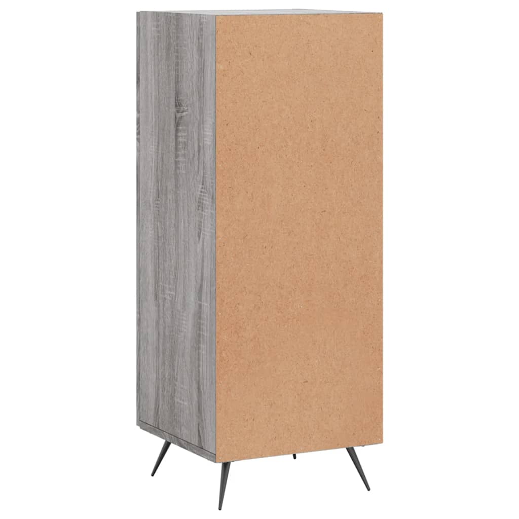 Ντουλάπι Γκρι Sonoma 34,5x34x90 εκ. από Επεξεργασμένο Ξύλο